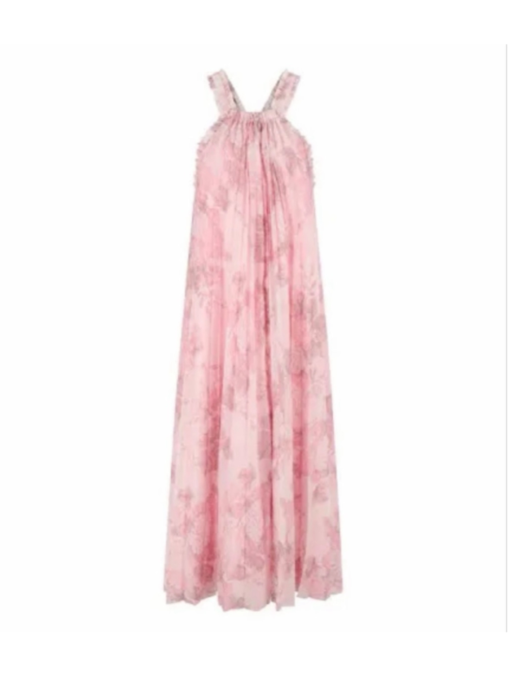 Maison Amory NWT Daisy Dress Pink Love Scented Floral Coquette Maxi 1X